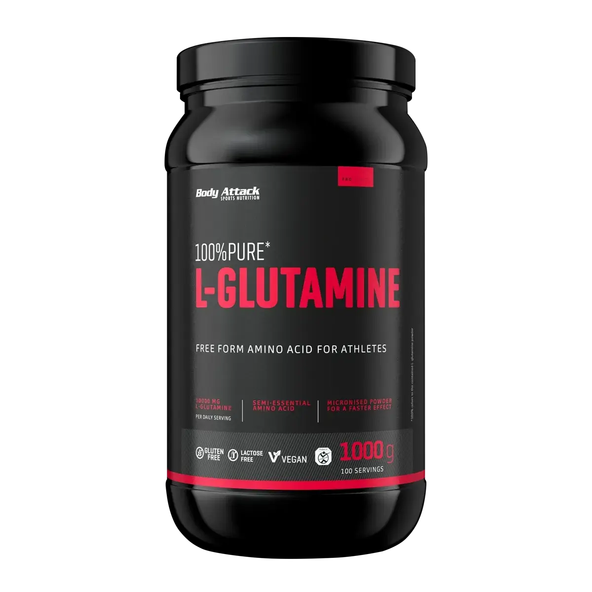 100% puhas L-glutamiin 1000g