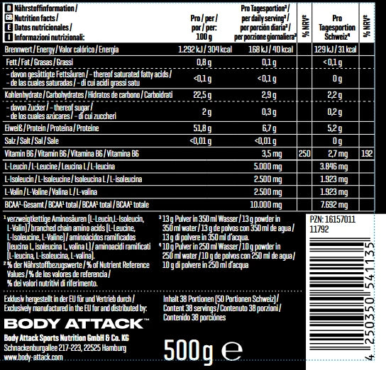 Extreme Instant BCAA 500g